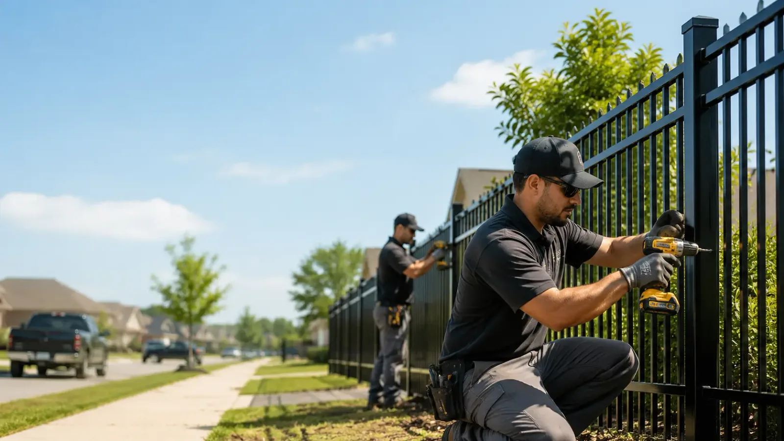 Metal Fence Installation in Cloverdale, VA